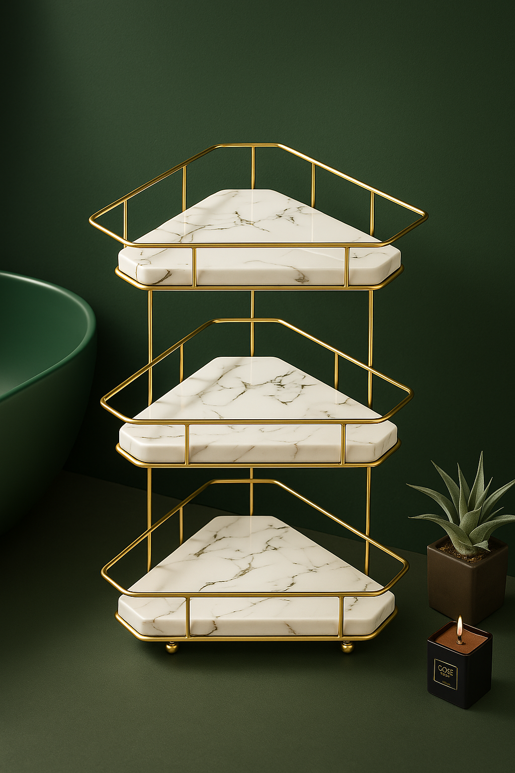 3-Tier Stylish Vanity Storage