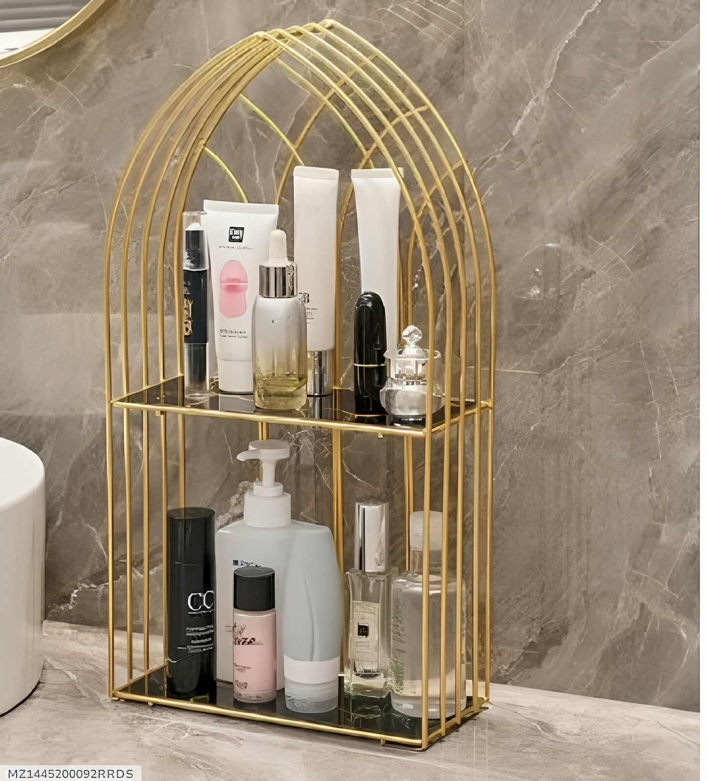 2-Tier Stylish Vanity Storage Cage