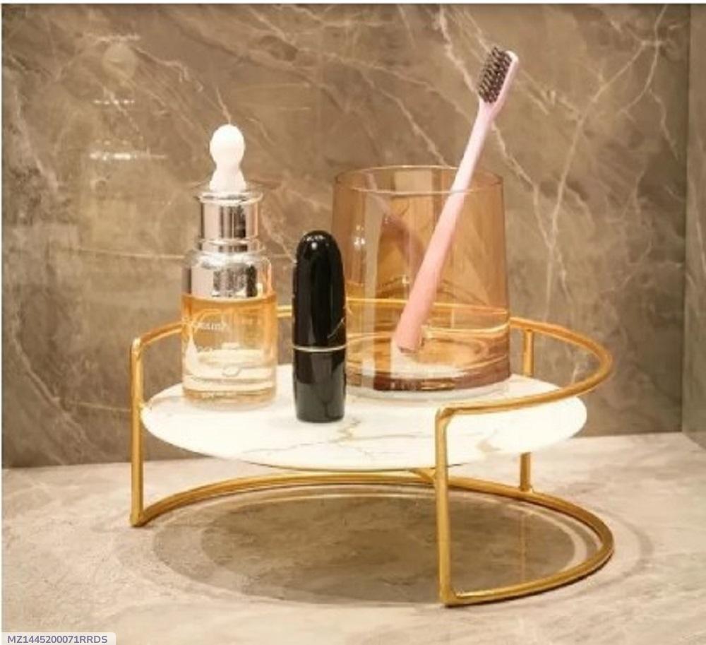 1-Tier Round Vanity Storage Solution