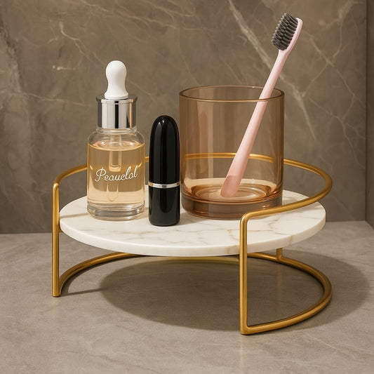 1-Tier Round Vanity Storage Solution