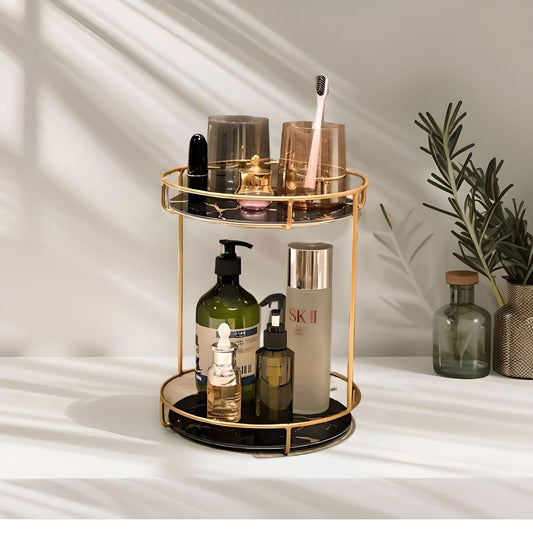 Round Vanity Storage Solution