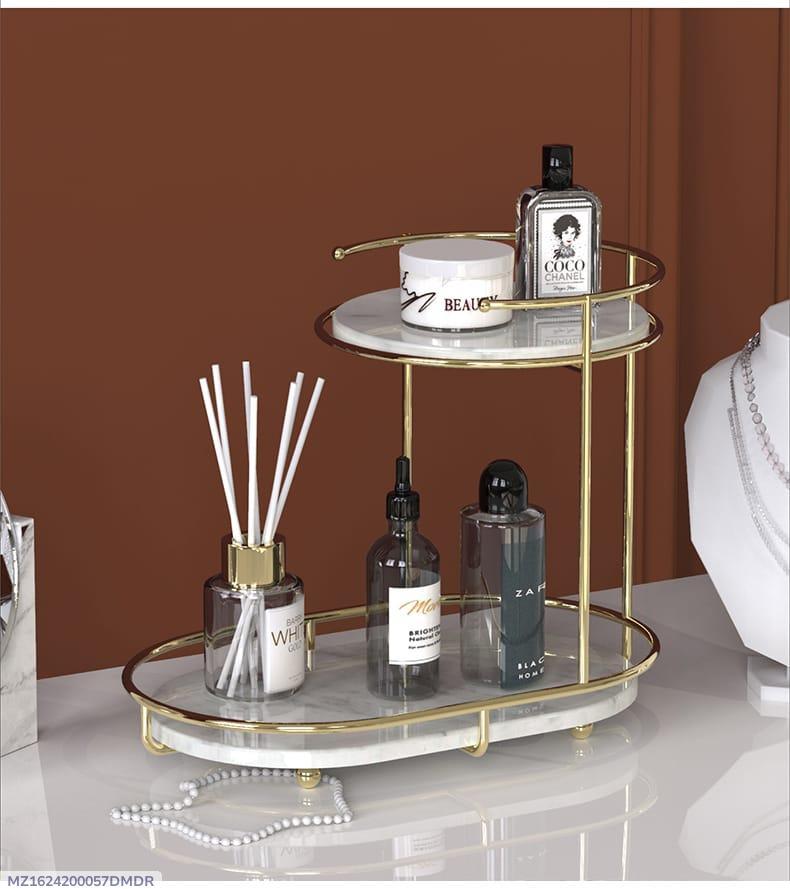 2-Tier Round Vanity Organizer