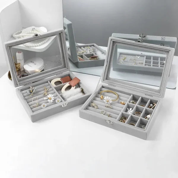 Mistico Velvet Storage Box Organizer